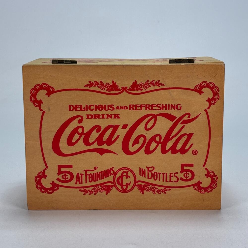 Vintage Coca-Cola 1932 Ford Panel Delivery Truck Wooden Hinged Collector's Box